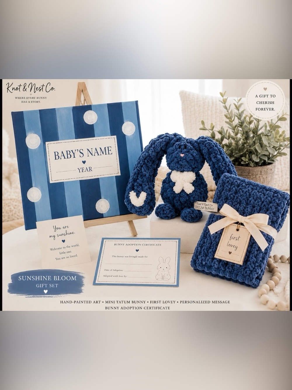 Sunshine Baby Bloom Classic Gift Set - Personalized Keepsake